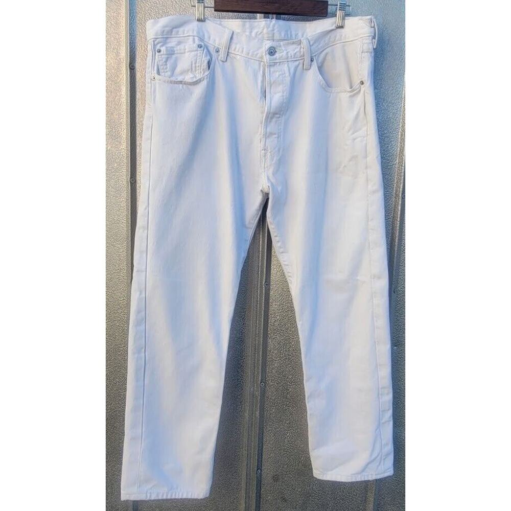 Levi Straight Fit Button Fly 501xx Jeans Size W36.5 L28